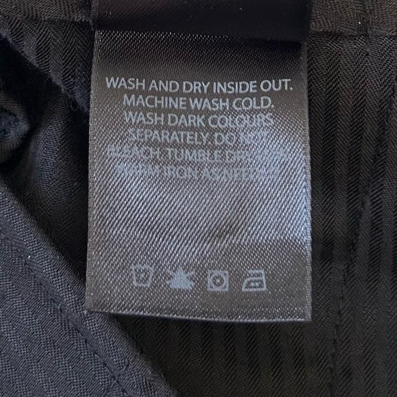 Haggar Men's Chino Pants Casual Cotton Black Size 32 - Picture 10 of 14